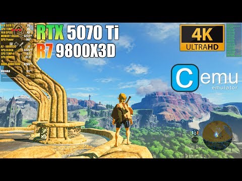 The Legend of Zelda: Breath of the Wild | CEMU Emulator 2026 | RTX 5070 Ti + R7 9800X3D | 4K 60FPS+
