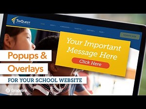 Gradelink School Website Popups: Customize, Schedule, and Target Your Audience