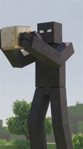 Ender-man clumsy #shorts #minecraft #gameplay