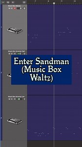 “Enter Sandman” music box lullaby #entersandman #metallica #musicbox #lullaby #timesignature #MusicTheory #MusicTeacher #waltz #minuet | Jimlapbap