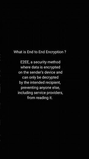 What is End to End Encryption ? #aisecurity