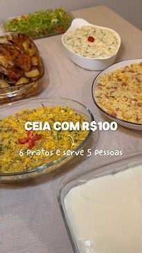 😱 Christmas Dinner for R$100 - Dinner for 5 People