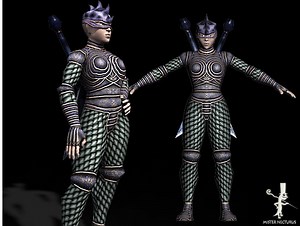 Assassin lady in assets store