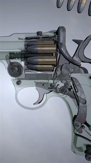 Revolver 🔫🔫 Webley Fosbery|#trending #shortvideos #review