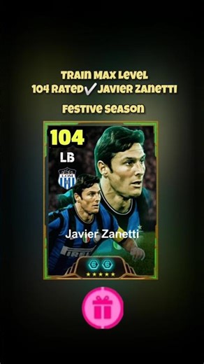 How To Train 104 Rated✅Javier Zanetti Free Epic Festive Season in efootball 2026 #efootball #pes