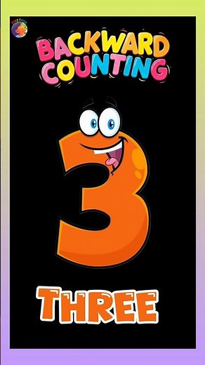 Backward counting is fun!! 🤩🤩fun counting song #kidslearning