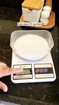 A Balança Digital Que Toda Cozinha Precisa! Até 10kg com Alta Precisão e Display LCD