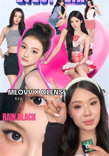 MEOVV x OLENS Cat-Eye Contact Lenses Review