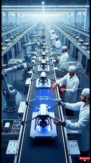 Integrated robotic assembly for advanced UAV chassis