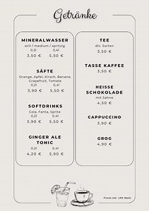 Modèle de menu - Etsy France