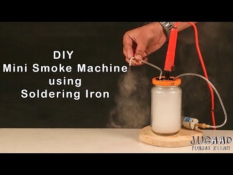 DIY Mini Smoke Machine using Soldering Iron