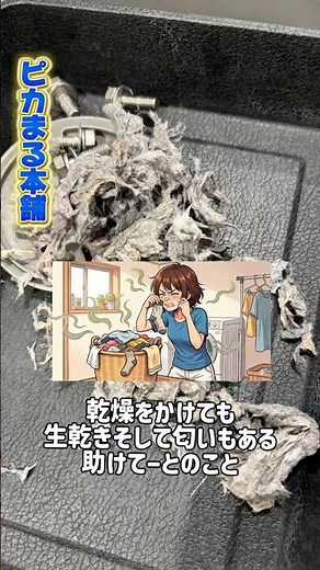 【使用歴１年9ヶ月日立楽メンテ】乾燥をかけても生乾き…ラクメンテにフィルターが存在した⁉️#洗濯機クリーニング#ドラム式洗濯機#HITACHI#家事#主婦