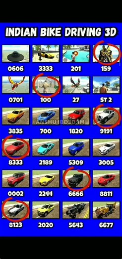 🔥 REAL CODE💥🇮🇳 INDIAN BIKE DRIVING 3D🏍️✨ALL NEW CHEAT CODE UPDATE ⚡🔌🎮#️⃣ #SHORTS 🎬🔥 #VIRAL🎯📹#VIDEO 🌟