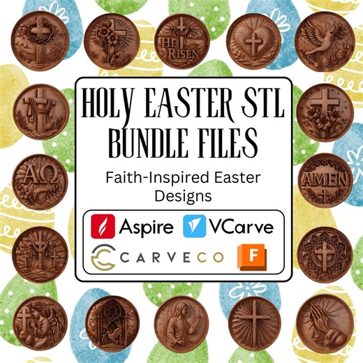 Holy Easter STL Bundle, Religious CNC & 3D Print Designs (digital Download) - Etsy