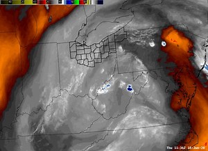 3.6K views · 113 reactions | If you pay attention to radar this afternoon, you may notice that any showers or thunderstorms that develop across the region are moving from east to west instead of west to east! That's due to low pressure that's currently centered to the south of our area, as shown in this mid-level water vapor animation. | US National Weather Service Cleveland OH | Facebook