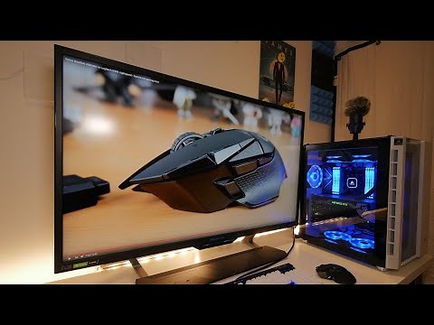 This thing is huge! Acer Predator CG7 4K Monitor review - HDR, G-Sync, 144Hz?!?