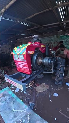 Tractor model big Power Tiller sitting Sesh