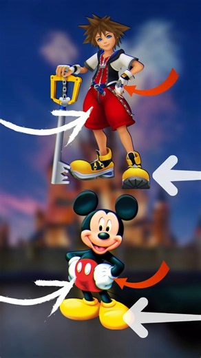 Sora's outfit in Kingdom Hearts! #kingdomhearts #squareenix