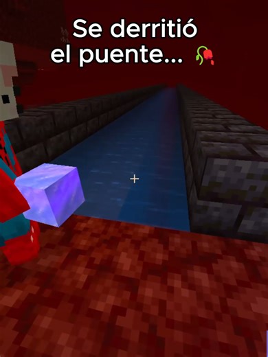 Puente derretido del Nether en Minecraft