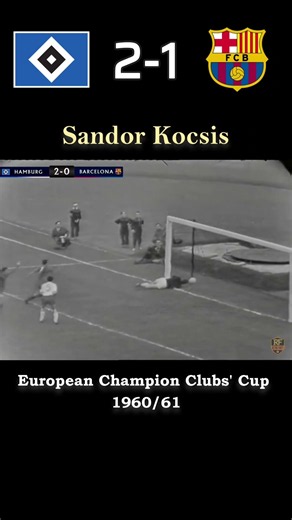 Hamburger SV vs. Barcelona | Sandor Kocsis #hsv #barca #uclhighlights