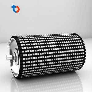 [Hot Item] Rubber Ceramic Wear Pulley Lagging Ceramic Rubber Sheet in Mine Industry