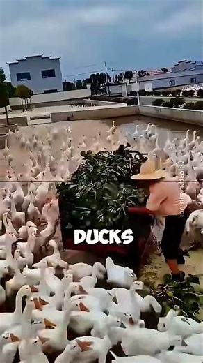 Ducks at Work: Life on a Chinese Farm 🦆🌿 #ducks