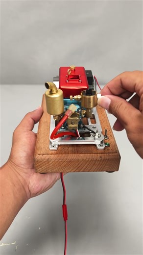 Mini tractor engine model #enginemodel #DIY #enginediy #rc #miniengine #modelengine #tractor