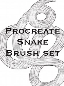 10 Procreate Snake, Koi, Dragon Brushet - Etsy