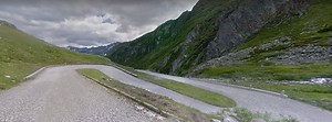 The old Tremola road to Gotthard Pass