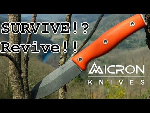 Can Survive! Knives be done right? Introducing Micron Knives #surviveknives #micronknives