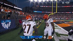 That's a pick-six for the #Bengals defense! 🎥: @NFL/X | Cincinnati Bengals on CBS Sports