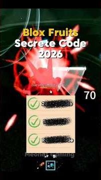 SECRET Blox Fruits Codes You NEED to Use!🍎 #bloxfruits