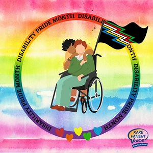 20 reactions · 3 comments |  July is Disability Pride Month!  This month, we celebrate the strength, diversity, and brilliance of the disability community. Here's to pride, visibility, and the voices that inspire change every day. #DisabilityPrideMonth #disabilityawareness #PrideInDiversity #inclusion | Rare Patient Voice | Facebook