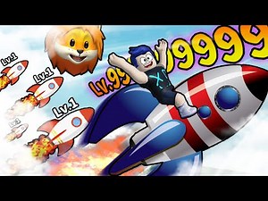 クリックすると強くなる最強のロケットを使って宇宙の果てに誰よりも早く行ってみた結果【 Roblox ロブロックス Racing Rocket 】