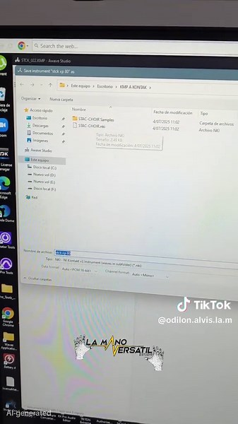 Convertir Archivos Korg KSC y KMP a NKI en Kontakt