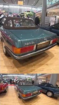 Odometer reading: 0 km ??? 560SL with interesting mileage #retroclassics #essen #stuttgart #car