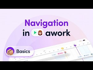 awork tutorial: How to navigate within awork