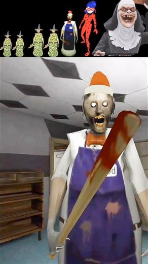 Twins Granny's Army Rod Granny and Ladybug Evil Nun Mod || Funny Trolling apk 👊🔥🤗 #shorts #viral