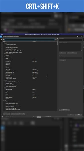 [Shorts] Wwise | Keyboard Shortcuts #tutorial #wwise #audio #sound #gamedev