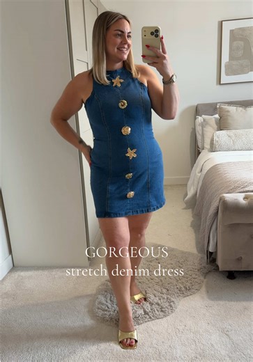 Stunning Plus Size Denim Dress for Summer