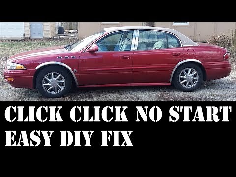 2004 Buick Lesabre click no start EASY FIX!!