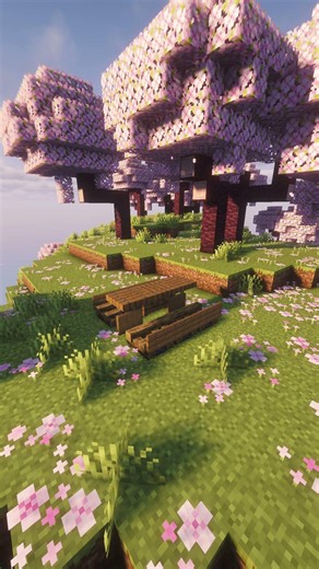 How to build a Lovely Bench In Minecraft (tutorial) #minecraft #shorts