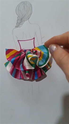 جادوی کلاژ در طراحی لباس!#طراحی_لباس ##فانتزی #جادوی_کلاژ#fashion #figure #The magic of collage#