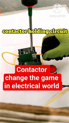 Contactor connection | Contactor Wiring #electrical #shorts #shortsfeed