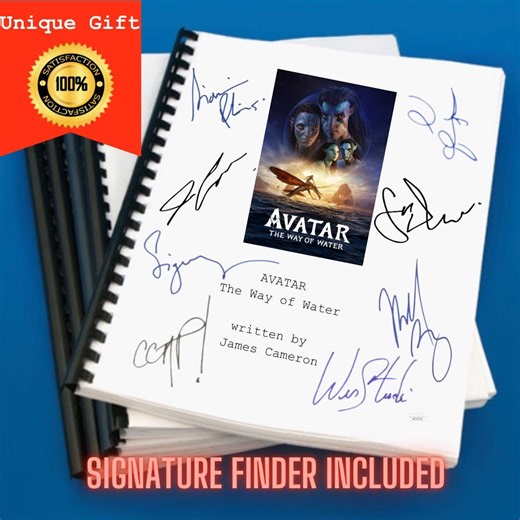 Avatar the Way of Water Movie Script Screenplay Gift for Film Buffs Gift for Movie Lovers Gift Idea Movie Memorabilia Gift for Friend Gift - Etsy