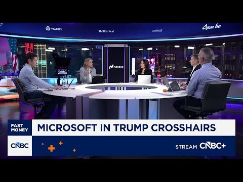 'Fast Money' traders react to Microsoft's response to Trump admin on AI data center community impact