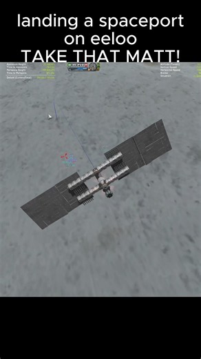 Landing the Ultimate KSP Space port... Take That Matt!