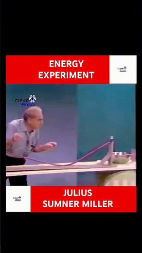 ENERGY EXPERIMENT! JULIUS SUMNER MILLER #energy #energyscience #sciencefacts #kineticenergy