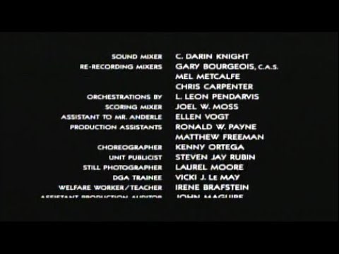 Pretty In Pink (1986) End Credits (Starz Encore Classic 2021)