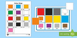 Whole Class Colour Bingo